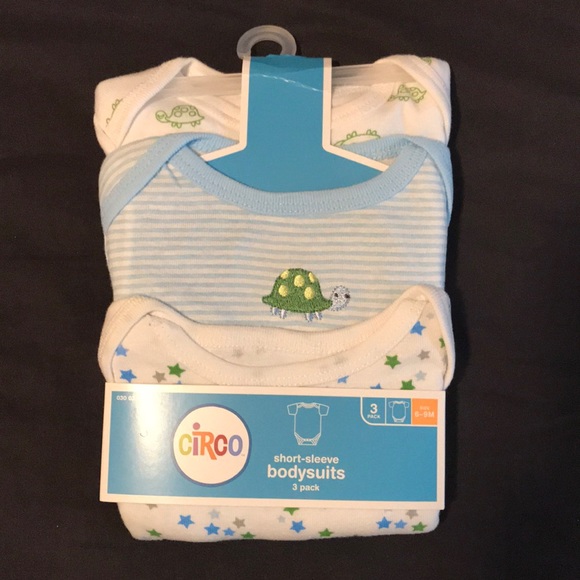 Circo Infant Bodysuits 3 PACK Size 0-3M NWT